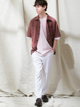 「EMMA CLOTHES（エマクローズ）のアイテム」を使った、EMMA CLOTHESさん（メンズ・183cm）の春コーディネート