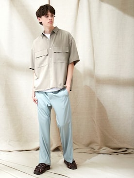 「EMMA CLOTHES（エマクローズ）のアイテム」を使った、EMMA CLOTHESさん（メンズ・183cm）の春コーディネート