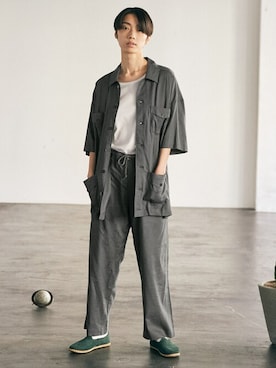「EMMA CLOTHES（エマクローズ）のアイテム」を使った、EMMA CLOTHESさん（メンズ・168cm）の春コーディネート