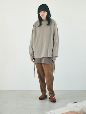 「EMMA CLOTHES（エマクローズ）のアイテム」を使った、EMMA CLOTHESさん（メンズ・175cm）の春コーディネート