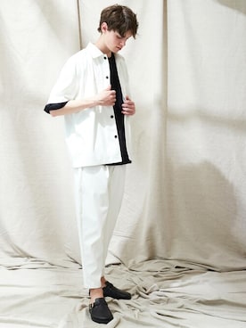 「EMMA CLOTHES（エマクローズ）のアイテム」を使った、EMMA CLOTHESさん（メンズ・182cm）の春コーディネート