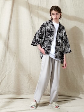 「EMMA CLOTHES（エマクローズ）のアイテム」を使った、EMMA CLOTHESさん（メンズ・180cm）の夏コーディネート