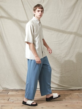 「EMMA CLOTHES（エマクローズ）のアイテム」を使った、EMMA CLOTHESさん（メンズ・185cm）の夏コーディネート