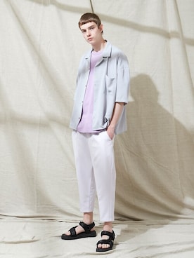 「EMMA CLOTHES（エマクローズ）のアイテム」を使った、EMMA CLOTHESさん（メンズ・185cm）の夏コーディネート