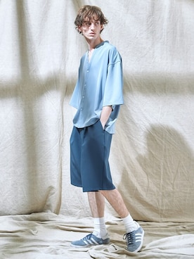 「EMMA CLOTHES（エマクローズ）のアイテム」を使った、EMMA CLOTHESさん（メンズ・185cm）の夏コーディネート