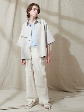 「EMMA CLOTHES（エマクローズ）のアイテム」を使った、EMMA CLOTHESさん（メンズ・180cm）の夏コーディネート