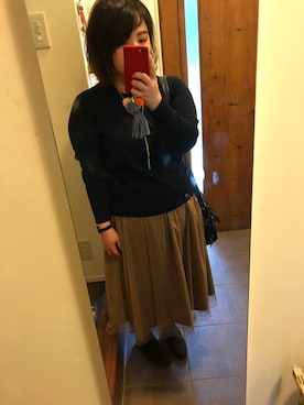 「SCROLLのアイテム」を使った、:Tom:さん（レディース・150cm）の秋コーディネート