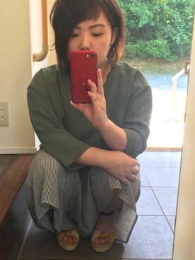 「アイテム（ピアス（両耳用））」を使った、:Tom:さん（レディース・150cm・30代）の夏コーディネート