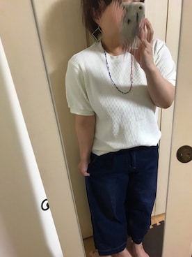 「アイテム（ピアス（両耳用））」を使った、:Tom:さん（レディース・150cm・30代）の夏コーディネート