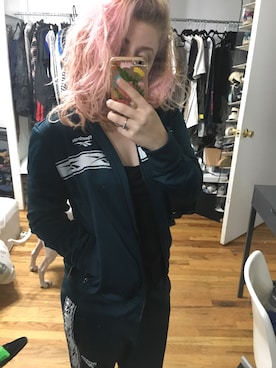 「Reebok（リーボック）のアイテム（その他アウター）」を使った、Samさん（レディース・155cm）の夏コーディネート