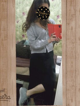 ippa ☆さんの「WOMEN メリノブレンドリブスカート」を使ったコーディネート