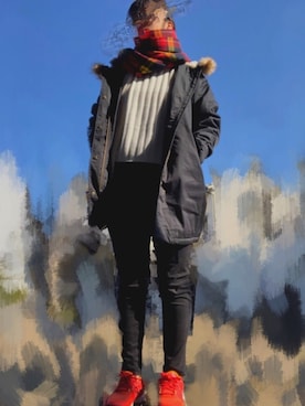 ikさん（レディース・165cm）の冬コーディネート