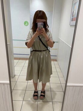 「アイテム（ワンピース/ドレス）」を使った、ikさん（レディース・165cm・10代）の夏コーディネート
