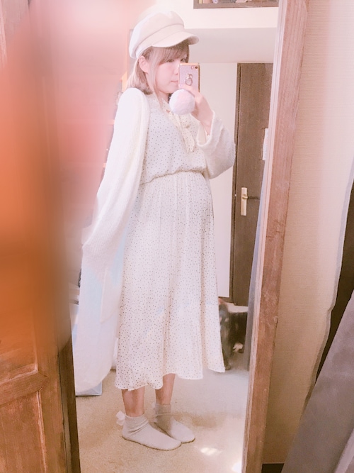 Kaede まあき Re Editのワンピースを使ったコーディネート Wear Kaede まあき Re Editのワンピースを使ったコーディネート Wear