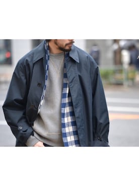 「AURALEE」｜DDさん（メンズ・179cm）の春コーディネート