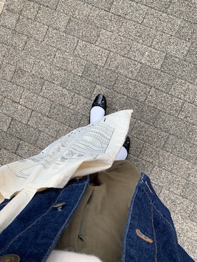 「MUJI」｜「アイテム（デニムジャケット）」を使った、ki.さん（レディース・160cm）の春コーディネート