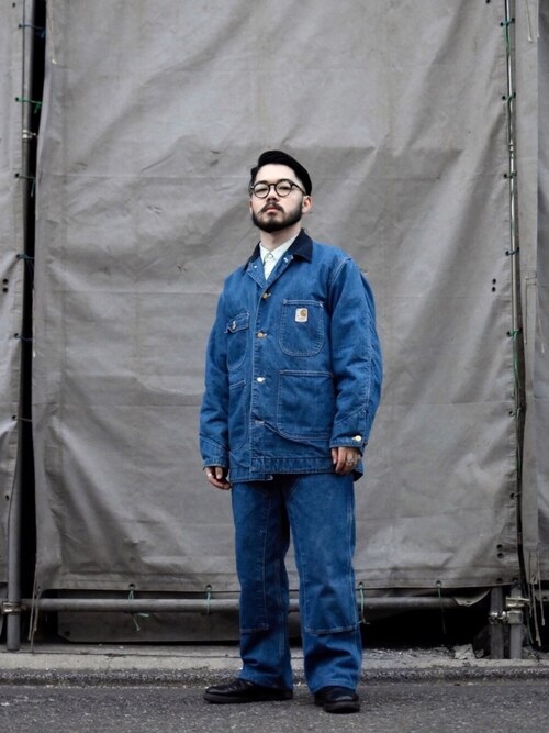 Satoshi Carharttのカバーオールを使ったコーディネート Wear