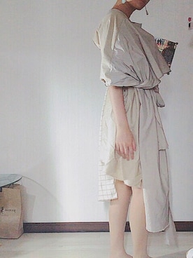 「nusumigui（ヌスミグイ）のアイテム」を使った、fuWaさん（レディース・163cm）の春コーディネート