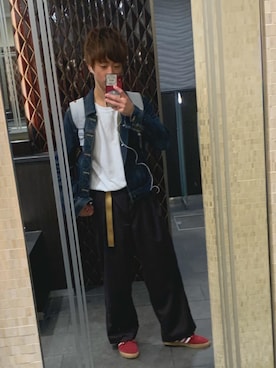 タネムーさん（メンズ・170cm）の春コーディネート