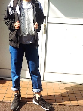 「Daniel Wellington（ダニエルウェリントン）の【Daniel Wellington】レザーバンド３６ＭＭ（アナログ腕時計）」を使った、funinoさん（レディース・153cm）の春コーディネート