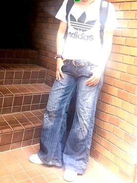 「LOVE BOAT（ラブ・ボート）のアイテム」を使った、funinoさん（レディース・153cm）の夏コーディネート