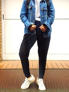 「Daniel Wellington（ダニエルウェリントン）の【Daniel Wellington】レザーバンド３６ＭＭ（アナログ腕時計）」を使った、funinoさん（レディース・153cm）の秋コーディネート