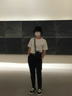 「日常」｜「アイテム（スラックス）」を使った、uzkimさん（メンズ・173cm）の秋コーディネート