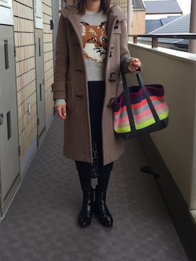 munmun☺︎さん（レディース・160cm）の冬コーディネート