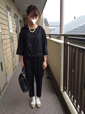 munmun☺︎さん（レディース・160cm）の春コーディネート