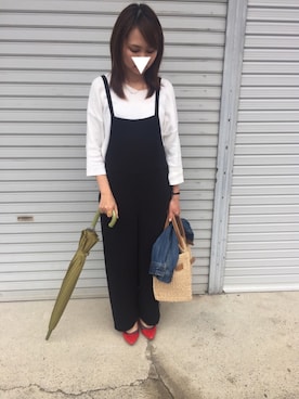 munmun☺︎さん（レディース・160cm）の春コーディネート