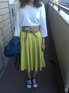 munmun☺︎さん（レディース・160cm）の春コーディネート