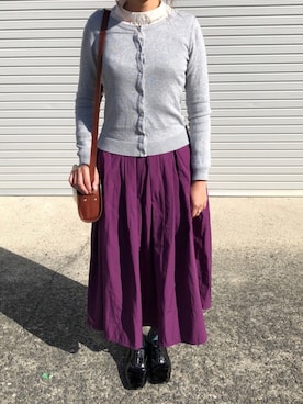 munmun☺︎さん（レディース・160cm）の冬コーディネート