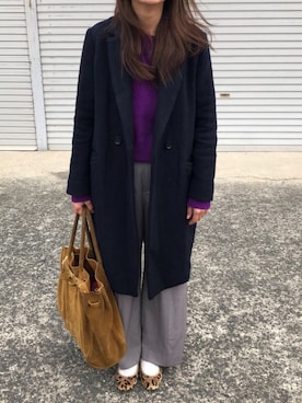 munmun☺︎さん（レディース・160cm）の冬コーディネート