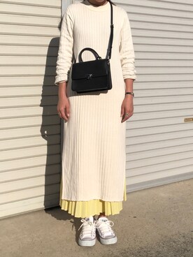 munmun☺︎さん（レディース・160cm）の春コーディネート