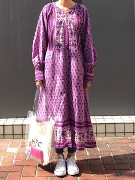munmun☺︎さん（レディース・160cm）の春コーディネート
