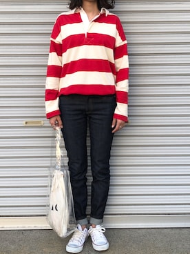 munmun☺︎さん（レディース・160cm）の春コーディネート