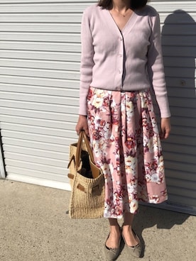 munmun☺︎さん（レディース・160cm）の春コーディネート