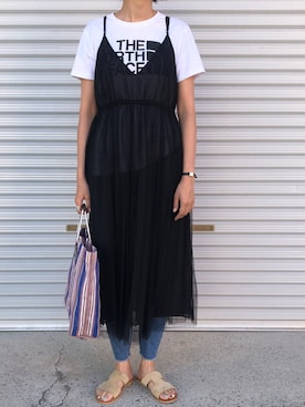 Spick & Span(スピックアンドスパン)の「チュールキャミワンピース ...