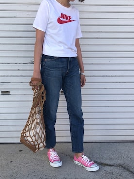 munmun☺︎さん（レディース・160cm）の夏コーディネート