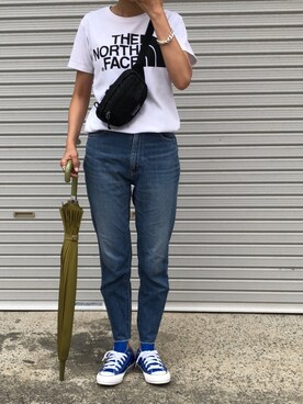 munmun☺︎さん（レディース・160cm）の夏コーディネート