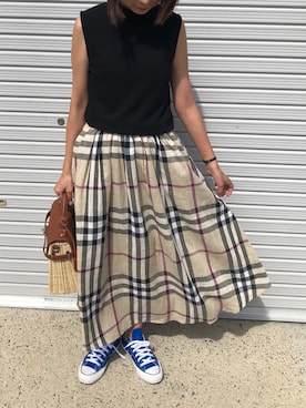 munmun☺︎さん（レディース・160cm）の夏コーディネート