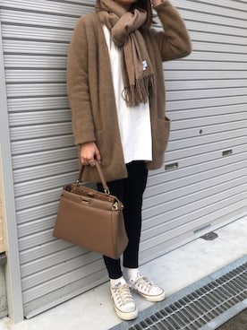 munmun☺︎さん（レディース・160cm）の冬コーディネート