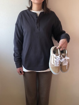 「FRAMeWORK（フレームワーク）のアイテム（レッグウェア）」を使った、munmun☺︎さん（レディース・160cm）の春コーディネート