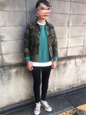 munmun☺︎さん（レディース・160cm）の春コーディネート