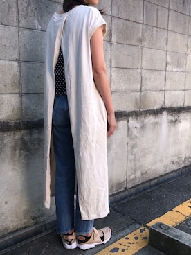 munmun☺︎さん（レディース・160cm）の夏コーディネート