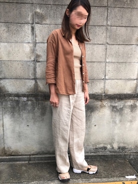 munmun☺︎さん（レディース・160cm）の夏コーディネート