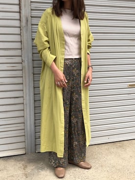 「ボタニカル」｜「アイテム（パンプス）」を使った、munmun☺︎さん（レディース・160cm）の夏コーディネート