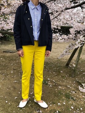 munmun☺︎さん（レディース・160cm）の春コーディネート