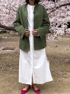 munmun☺︎さん（レディース・160cm）の春コーディネート