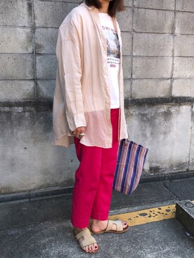 munmun☺︎さん（レディース・160cm）の春コーディネート